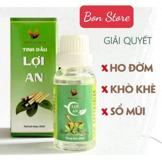 Tinh dầu Lợi an bôi ho, sổ mũi, khò khè cho bé