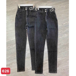 8 mẫu quần jean nữ lưng cao, cao cấp chất lượng y hình 100% hàng chuẩn shop jean dày dặn pó co giãn.