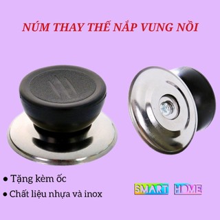 Núm nhựa thay thế cho nắp vung nồi - núm vung,chuôi vung thay thế cho nắp vung nồi