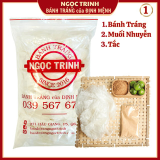 (Túi 280g) Bánh Tráng Muối Nhuyễn Cao Cấp - Đẳng Cấp Bánh Tráng Thượng Hạng