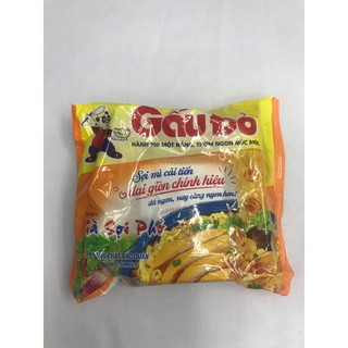 Thùng 30 gói Mì Gấu Đỏ Gà Sợi Phở Hành Phi 63g