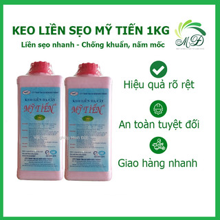 Keo liền da cây, keo liền sẹo Mỹ Tiến Hồng Chai 1KG
