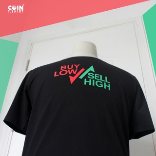 Áo thun Buy Low - Sell High (cointshirt), Binance, Bitcoin