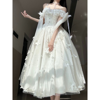 [Kèm Tùng ] Váy xoè CherryKitty chuông gió ánh trăng trắng cầu thang chủ đề cổ tích