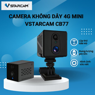 Camera dùng sim 4G Vstarcam CB75 không dây kết nối điện thoại, phát hiện chuyển động, hồng ngoại quan sát ban đêm