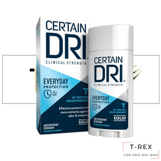 Lăn Khử Mùi Certain Dri Everyday Strength Clinical Antiperspirant & Deodorant 74Gr