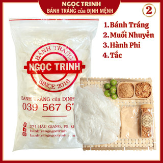(Túi 350G) Bánh Tráng Muối Nhuyễn Cao Cấp Hành Phi - Đẳng Cấp Bánh Tráng Thượng Hạng