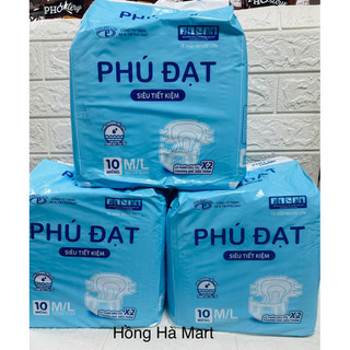 Compo Tã Dán Người Lớn 100 Miếng Phú Đạt Size M/L( 10 bịch)
