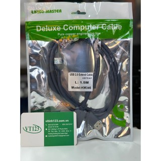 Dây cáp nối dài usb 2.0 kingmaster km046 1.5m; km047 3m; km048 5m