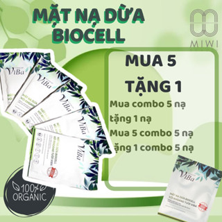   VIBA CHÍNH HÃNG  MẶT NẠ DỪA BIOCELL VÀ KHOÁNG TƯƠI VIBA 