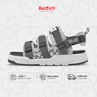 Giày Sandals 3 Quai Ngang Nam Nữ BeRich - BE1602 Icon Gấu