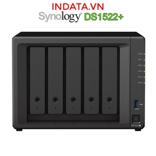 Ổ cứng mạng NAS Synology DiskStation DS1522+ AMD R1600 2.6GHz, 8GB, 4x1GbE, 5bay, hàng chính hãng