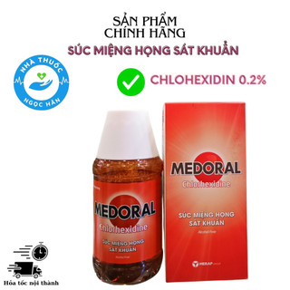 Súc Miệng Họng Medoral Ngăn Ngừa Vim Lợi  Vim Amidan Chai 250ml