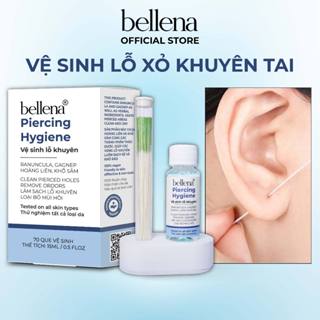 Vệ sinh lỗ xỏ khuyên tai đồ vệ sinh lỗ tai Bellena VT1