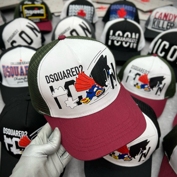 Mũ lưỡi trai DSQ ICON nhiều màu - Mũ Icon hottrend phối lưới phụ kiện nam nữ thời trang cao cấp