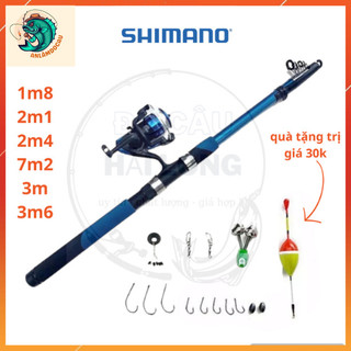 XẢ HÀNG GIẢM GIÁ _Bộ cần câu máy, cần câu cá tặng phụ kiện trị giá 30k đầy đủ như hình