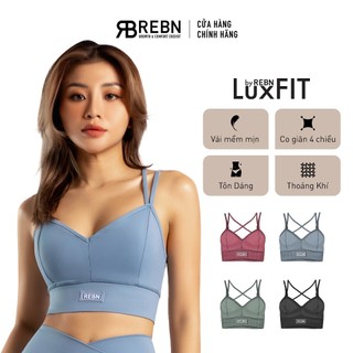 Áo Sports bra Tập gym yoga REBN High Standard - REBN High Standard Top (Blue)