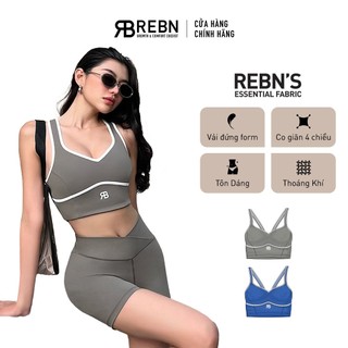 REBN Shape Up 1.0 Set  Army- Set đồ tập thể thao gym yoga co giãn tốt REBN Shape up 1.0 (Army Green) - Vải REBN baisc