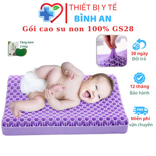 Gối ngủ cao su non beame gs28, 100% cao su non cao cấp