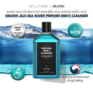 GRAFEN Dung Dịch Vệ Sinh Cho Nam Hương Nước Hoa Jeju Sea Water Perfume Men's Cleanser for Men 250ml