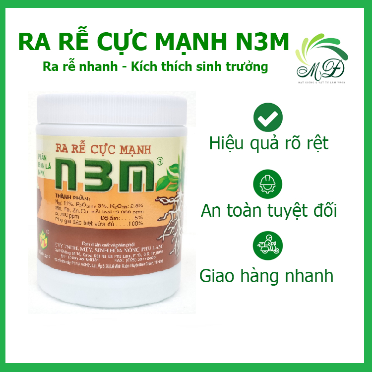 [ Lọ 500g ] Ra rễ cực mạnh N3M