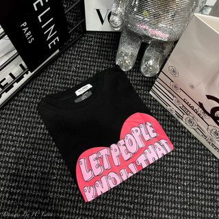 ÁO PHÔNG ĐEN TIM CHỮ LETPEOPLE