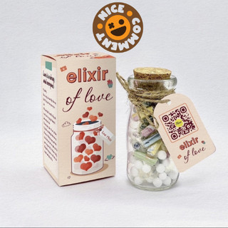 Lọ Tiên dược tình yêu Elixir of Love quà tặng cho cặp đôi - 50 lời nhắn nhủ hàn gắn tình cảm, ấm áp yêu thương