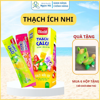 Thạch Ích nhi thạch calci hữu cơ hộp 21 gói x 30g giúp bổ sung canxi cho bé