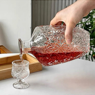 Bình kèm 6 ly thuỷ tinh bình sang chảnh