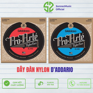 Dây đàn guitar classic, dây đàn nylon D'addario EJ45, EJ46 cho âm thanh ấm áp - Sonnezmusic