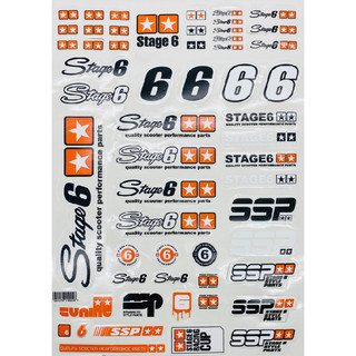 Tem Stage 6. Tem UV cao cấp, nền decal trong suốt, dán được mọi nền màu. Stage6 Chống nước