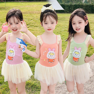 Đồ bơi cho bé gái liền thân chân váy bánh bèo, bikini cho bé gái liền thân, đồ bơi bé gái