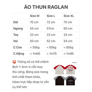 TSHIRT INS ERROR nabi.home - Áo thun raglan form rộng