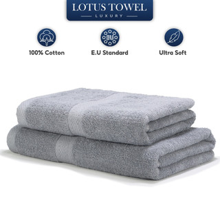 Khăn tắm Lotus 60x120cm, 50x100cm 100% Cotton, Mềm Mịn Thấm Hút Không Phai Màu Dùng Cho khách Sạn