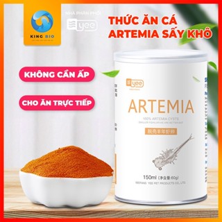   Hộp 80g  Artemia tách võ sấy khô cho ăn trực tiếp Yee thức ăn giàu dinh dưỡng cho cá nhỏ 