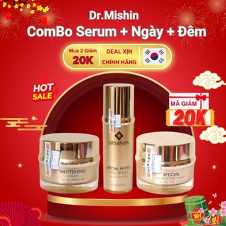 Combo serum + kem ngày+ kem đêm dr.mishin +,dưỡng da