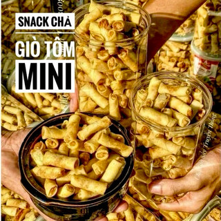 <LON PET> CHẢ GIÒ TÔM MINI CUỘN TÔM