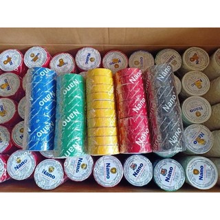 1 Cây 10 cuộn băng keo điện NANO dày 18mm*20YD (màu ngẫu nhiên)