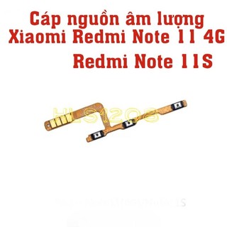 Cáp nguồn kèm volume xiaomi redmi note 11 4g / redmi note 11s