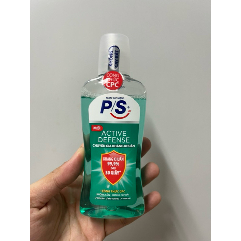 NƯỚC SÚC MIỆNG PS ACTIVE KHÔNG CAY RÁT 130ML [DATE 29/11/2025]