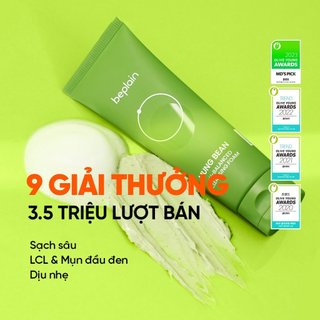 Sữa rửa mặt Beplain Mung Bean pH-Balanced Cleansing Foam 80ml