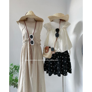 Đầm be cổ tim Korea [Hình thật]