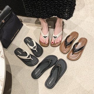 Dép kẹp da thời trang cao cấp khuy tam giác PANDA  ❤️❤️❤️MSPH31-1
