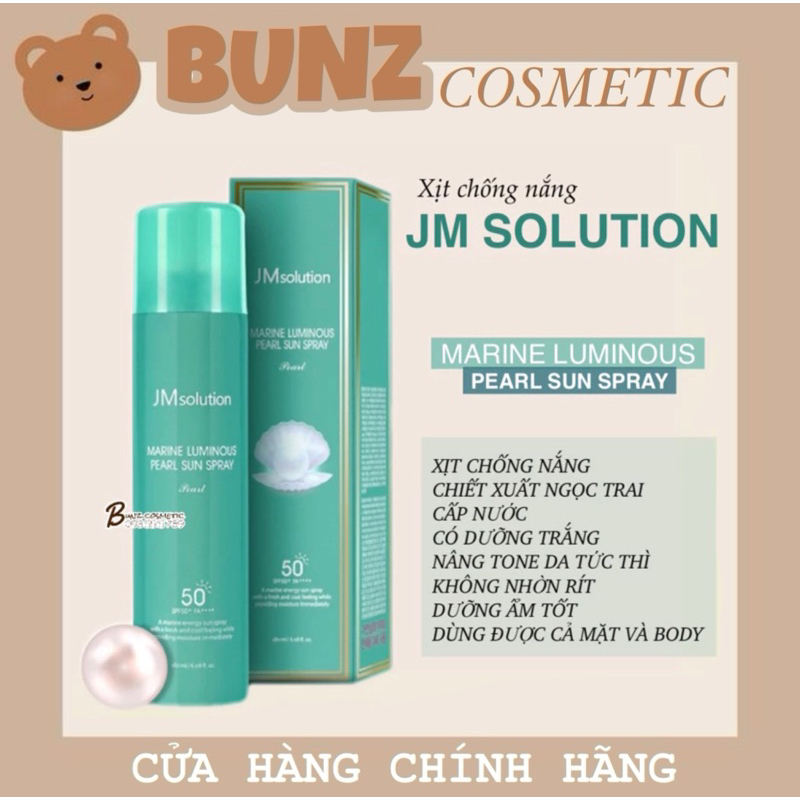 XỊT CHỐNG NẮNG JM SOLUTION