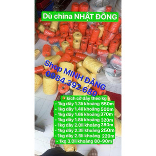 Dây dù china thả diều - dây bện - chống cứa cực tốt