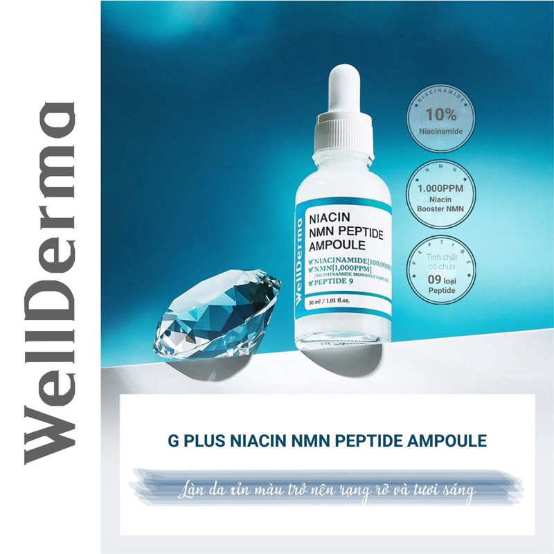 Ampoule Niacinamide NMN peptide wellderma G plus