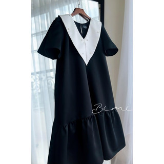 ĐẦM CỔ TRẮNG ĐÍNH ĐÁ - BIMI