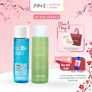 Toner rau má PrettySkin Jeju Centella nước hoa hồng Pretty Skin B5 Multi Hydra kiềm dầu giảm mụn cân bằng phục hồi Jnn2
