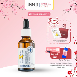 Serum Prettyskin Melas X-plus dưỡng trắng da mờ thâm giảm sạm nám 20% Vitamin C Pretty Skin Hàn Quốc 30ml | Jnn2.vn
