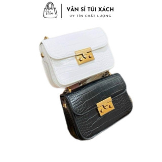 TÚI ĐEO CHÉO NỮ/ TÚI ĐEO VAI KHOÁ MIU DA RẮN NHỎ GỌN THỜI TRANG